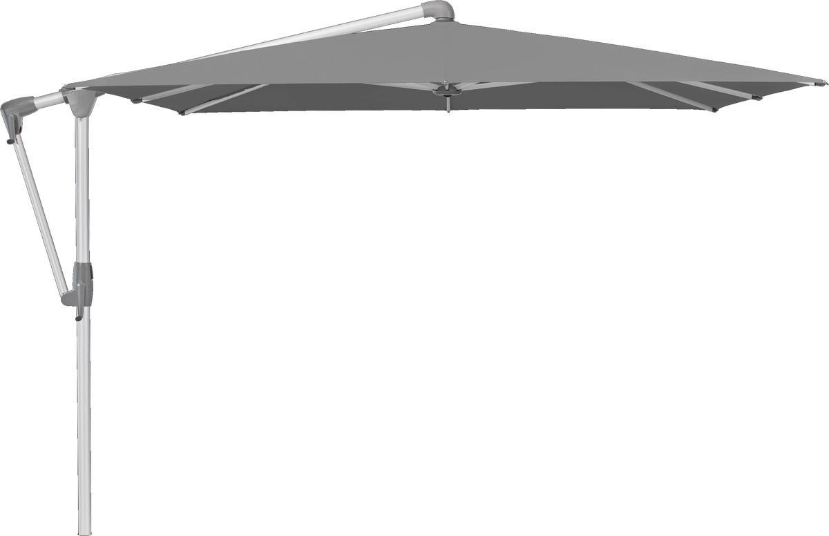 Glatz Parasol SUNWING Casa carre Cat.5 502 Thunder Alu naturel anodise