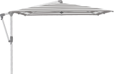 Glatz Parasol SUNWING Casa carre Cat.5 570 Steel Stripe Alu naturel anodise