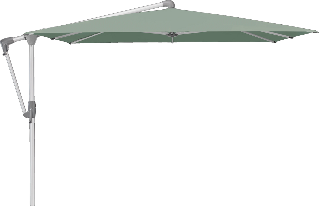 Glatz Parasol SUNWING Casa carre Cat.5 588 Olive Alu naturel anodise
