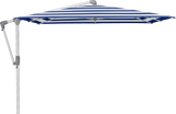 Glatz Parasol SUNWING Casa carre Cat.5 602 Blue Stripe Alu naturel anodise
