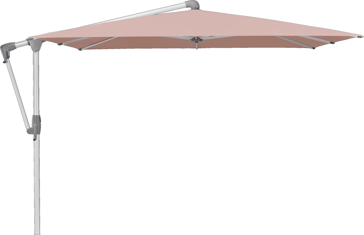 Glatz Parasol SUNWING Casa carre Cat.5 639 Blush Alu naturel anodise