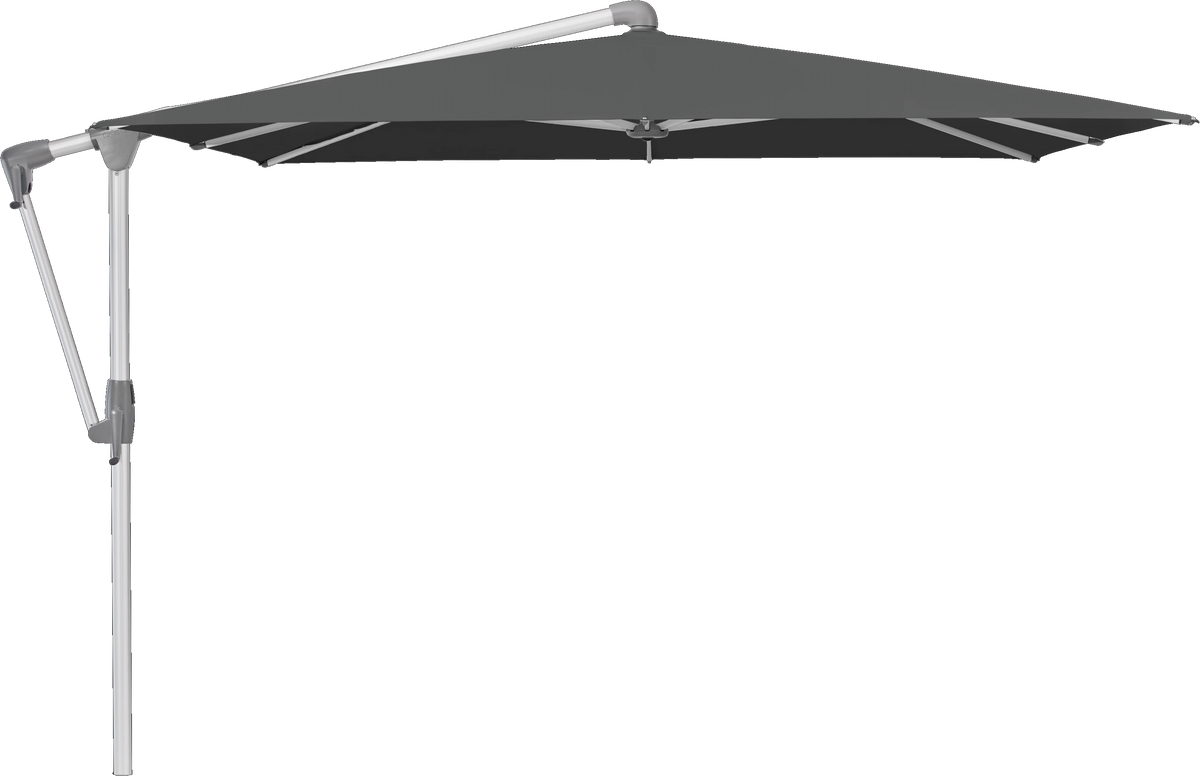 Glatz Parasol SUNWING Casa carre Cat.5 669 Carbone Alu naturel anodise