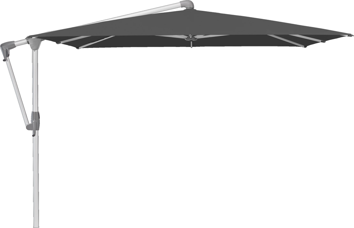 Glatz Parasol SUNWING Casa carre Cat.5 809 Midnight Alu naturel anodise