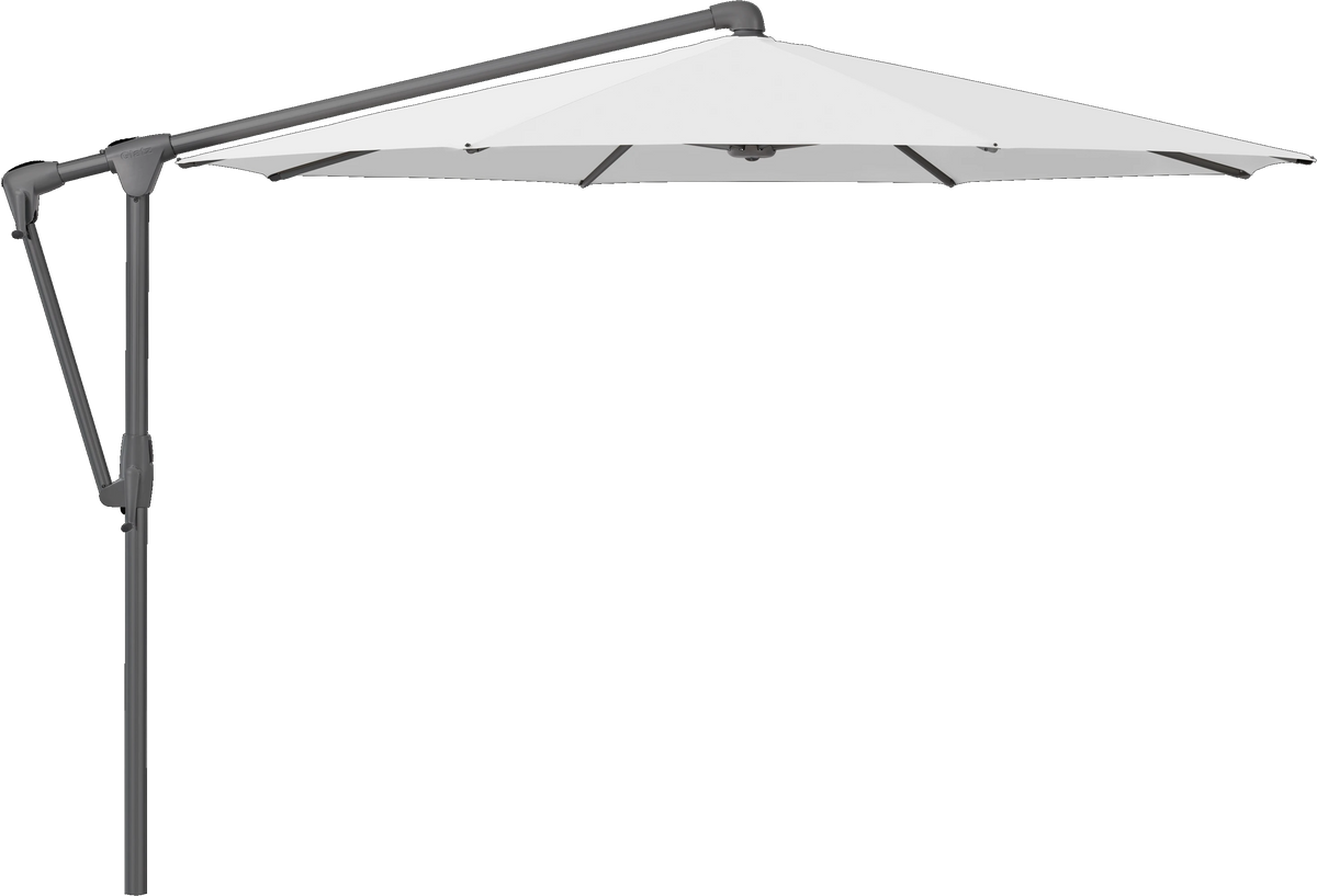 Glatz Parasol SUNWING Casa carre Cat.5 500 Plaster Alu laque anthracite