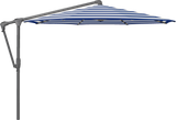 Glatz Parasol SUNWING Casa carre Cat.5 602 Blue Stripe Alu laque anthracite