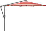 Glatz Parasol SUNWING Casa carre Cat.5 800 Red Stripe Alu laque anthracite