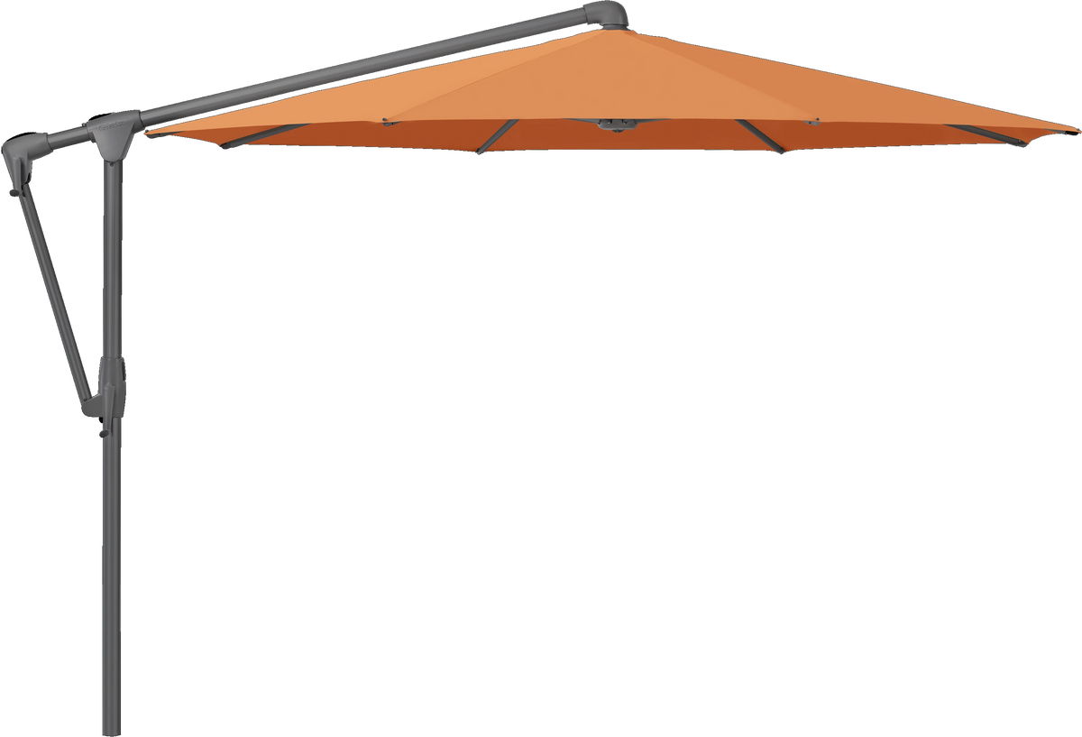 Glatz Parasol SUNWING Casa carre Cat.5 802 Sienna Alu laque anthracite