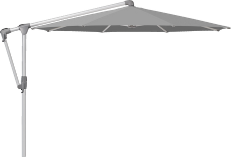 Glatz Parasol SUNWING Casa rond Cat.5 509 Slate Alu naturel anodise