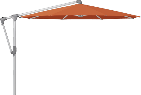 Glatz Parasol SUNWING Casa rond Cat.5 513 Outback Alu naturel anodise