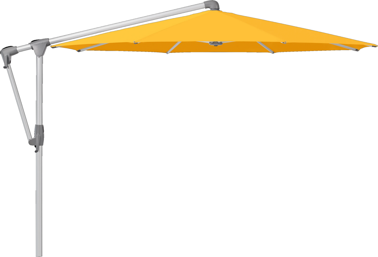 Glatz Parasol SUNWING Casa rond Cat.5 514 Corn Alu naturel anodise