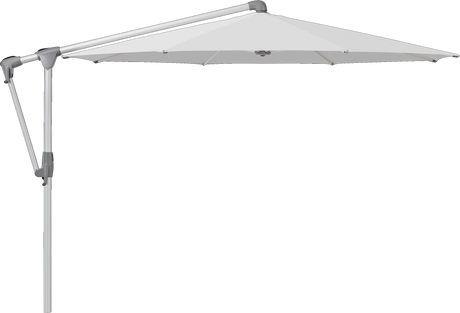 Glatz Parasol SUNWING Casa rond Cat.5 550 Cement Alu naturel anodise