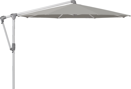 Glatz Parasol SUNWING Casa rond Cat.5 558 Steel Alu naturel anodise