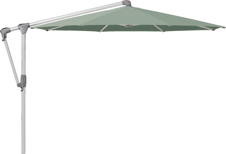Glatz Parasol SUNWING Casa rond Cat.5 588 Olive Alu naturel anodise