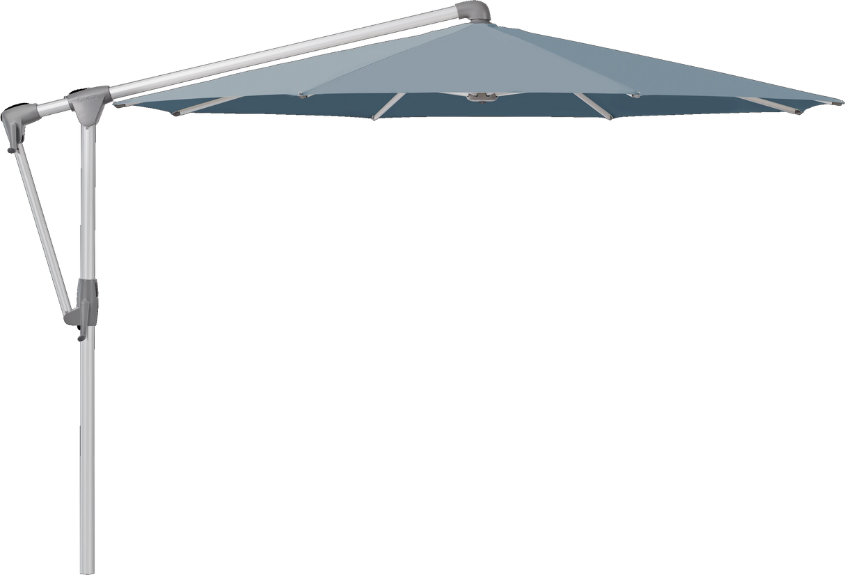 Glatz Parasol SUNWING Casa rond Cat.5 603 Horizon Alu naturel anodise