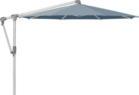 Glatz Parasol SUNWING Casa rond Cat.5 603 Horizon Alu naturel anodise