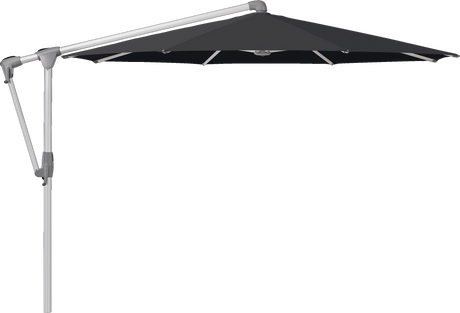 Glatz Parasol SUNWING Casa rond Cat.5 615 Black Alu naturel anodise