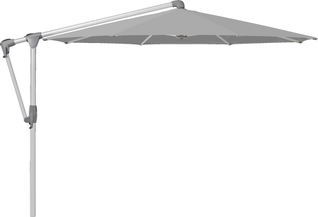 Glatz Parasol SUNWING Casa rond Cat.5 652 Silver Alu naturel anodise