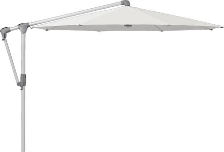 Glatz Parasol SUNWING Casa rond Cat.5 665 Chrome Alu naturel anodise