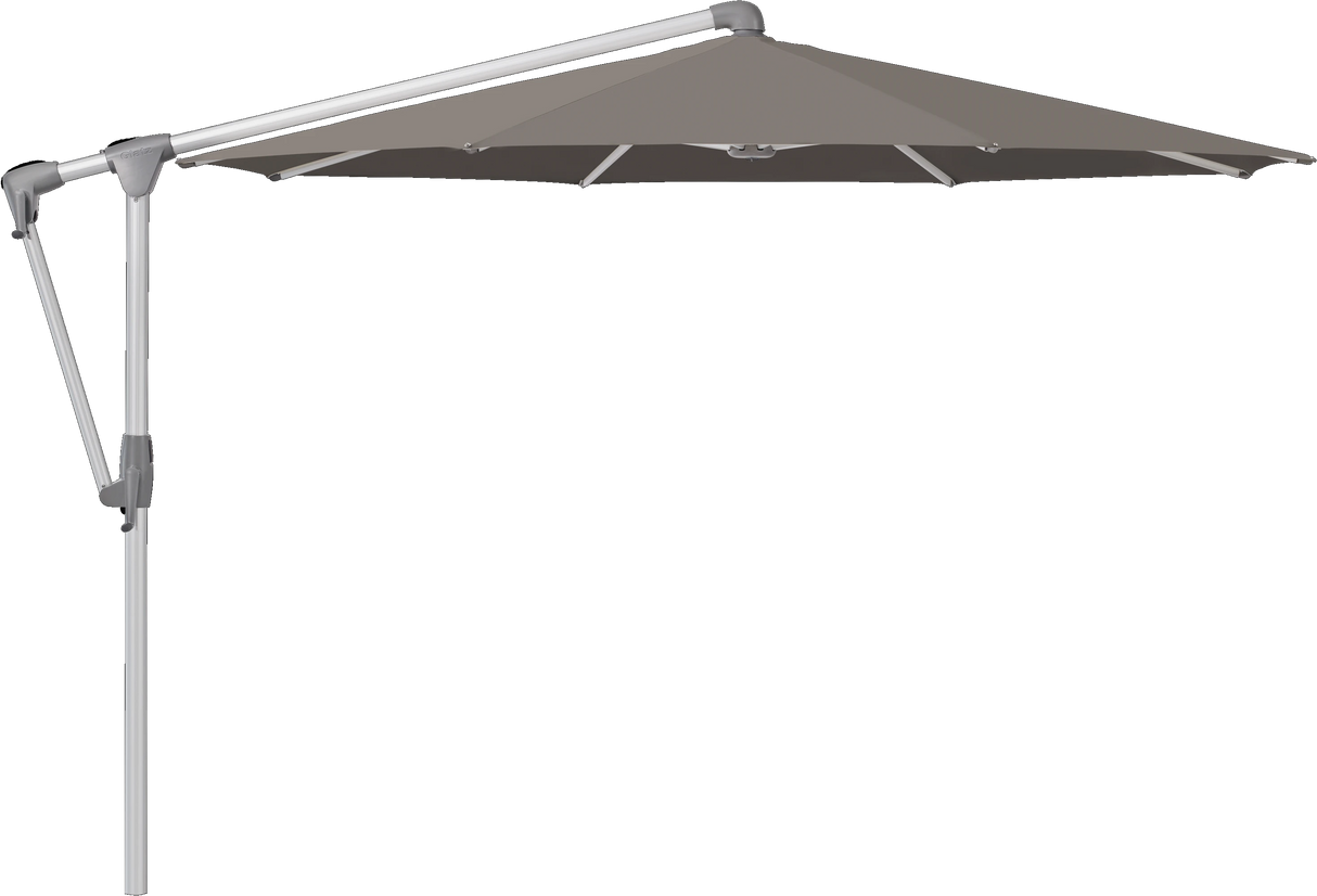 Glatz Parasol SUNWING Casa rond Cat.5 806 Forge Alu naturel anodise