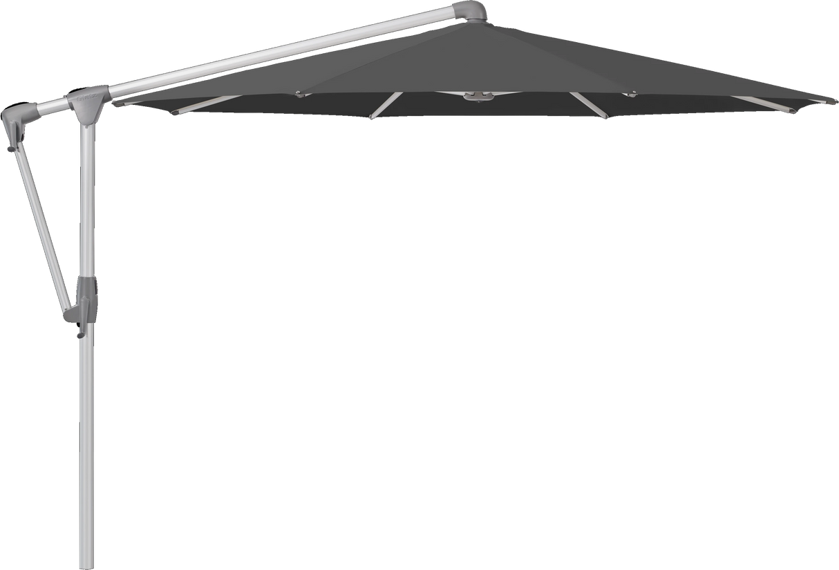 Glatz Parasol SUNWING Casa rond Cat.5 809 Midnight Alu naturel anodise