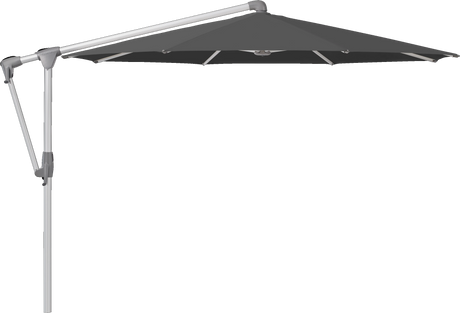 Glatz Parasol SUNWING Casa rond Cat.5 809 Midnight Alu naturel anodise