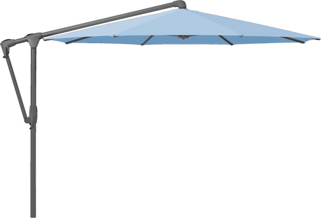 Glatz Parasol SUNWING Casa rond Cat.5 515 Cloud Alu laque anthracite