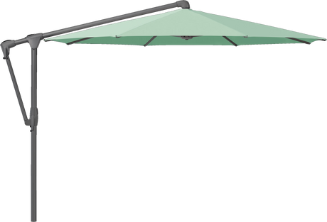 Glatz Parasol SUNWING Casa rond Cat.5 581 Jade Alu laque anthracite
