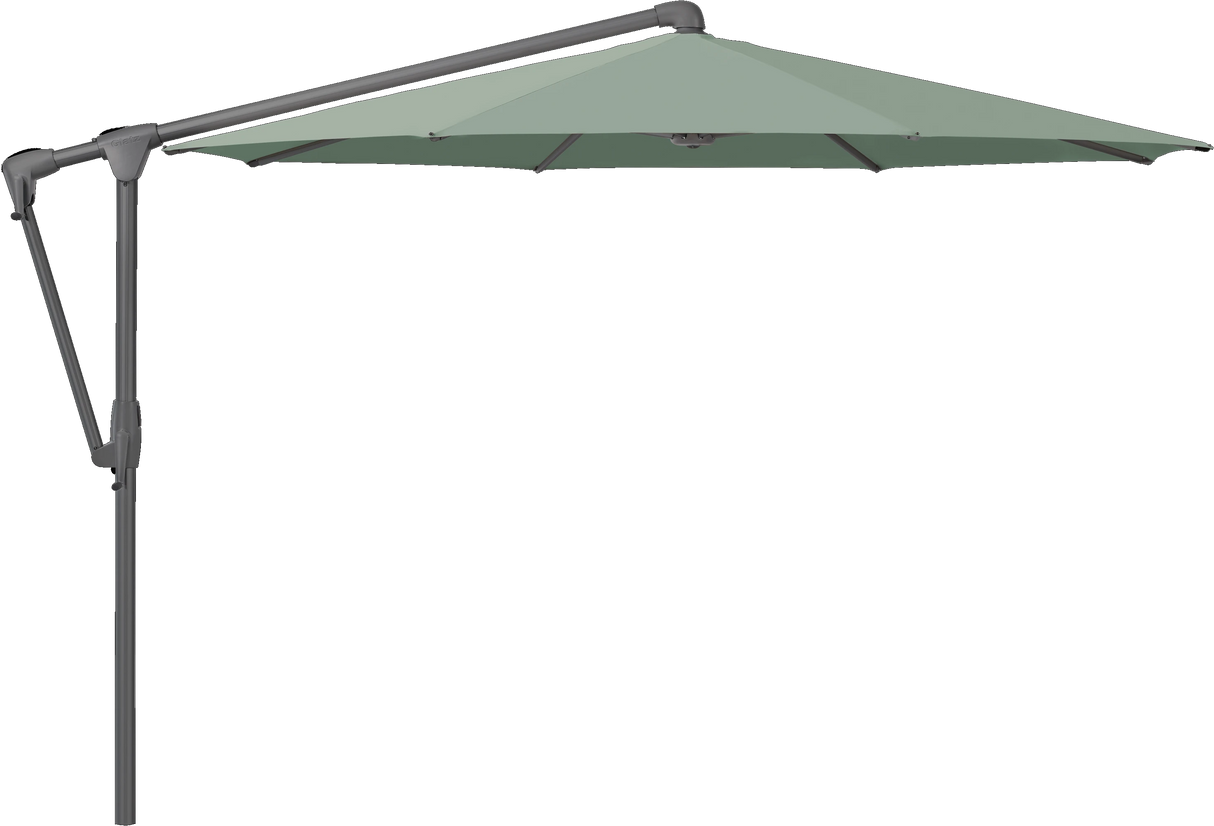 Glatz Parasol SUNWING Casa rond Cat.5 588 Olive Alu laque anthracite