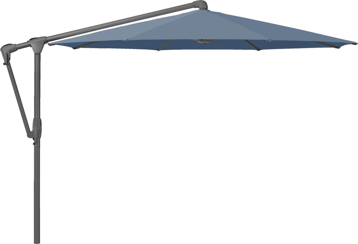 Glatz Parasol SUNWING Casa rond Cat.5 601 Waterfall Alu laque anthracite