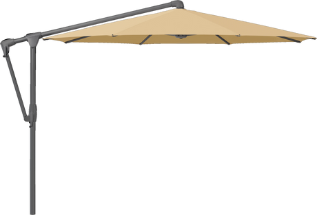 Glatz Parasol SUNWING Casa rond Cat.5 604 Cereal Alu laque anthracite