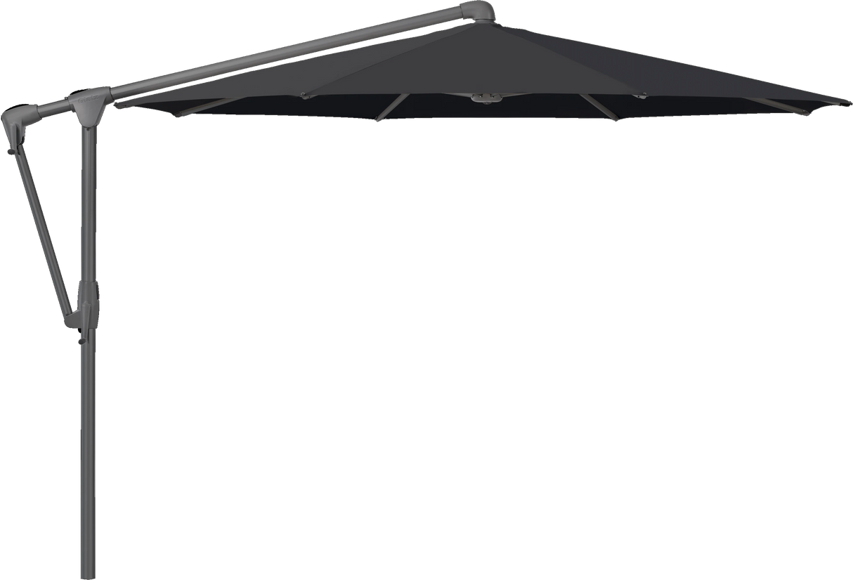Glatz Parasol SUNWING Casa rond Cat.5 615 Black Alu laque anthracite