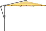 Glatz Parasol SUNWING Casa rond Cat.5 624 Yellow Stripe Alu laque anthracite