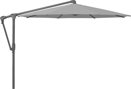 Glatz Parasol SUNWING Casa rond Cat.5 652 Silver Alu laque anthracite