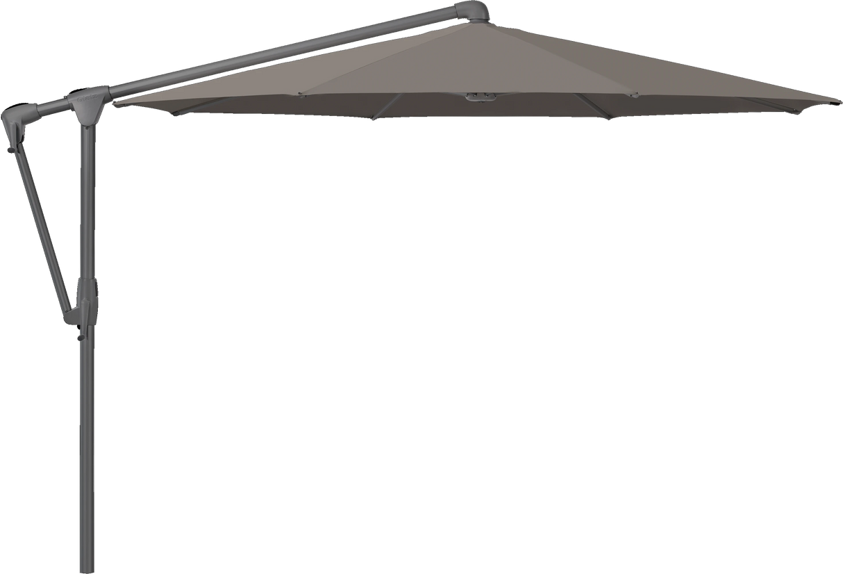 Glatz Parasol SUNWING Casa rond Cat.5 806 Forge Alu laque anthracite
