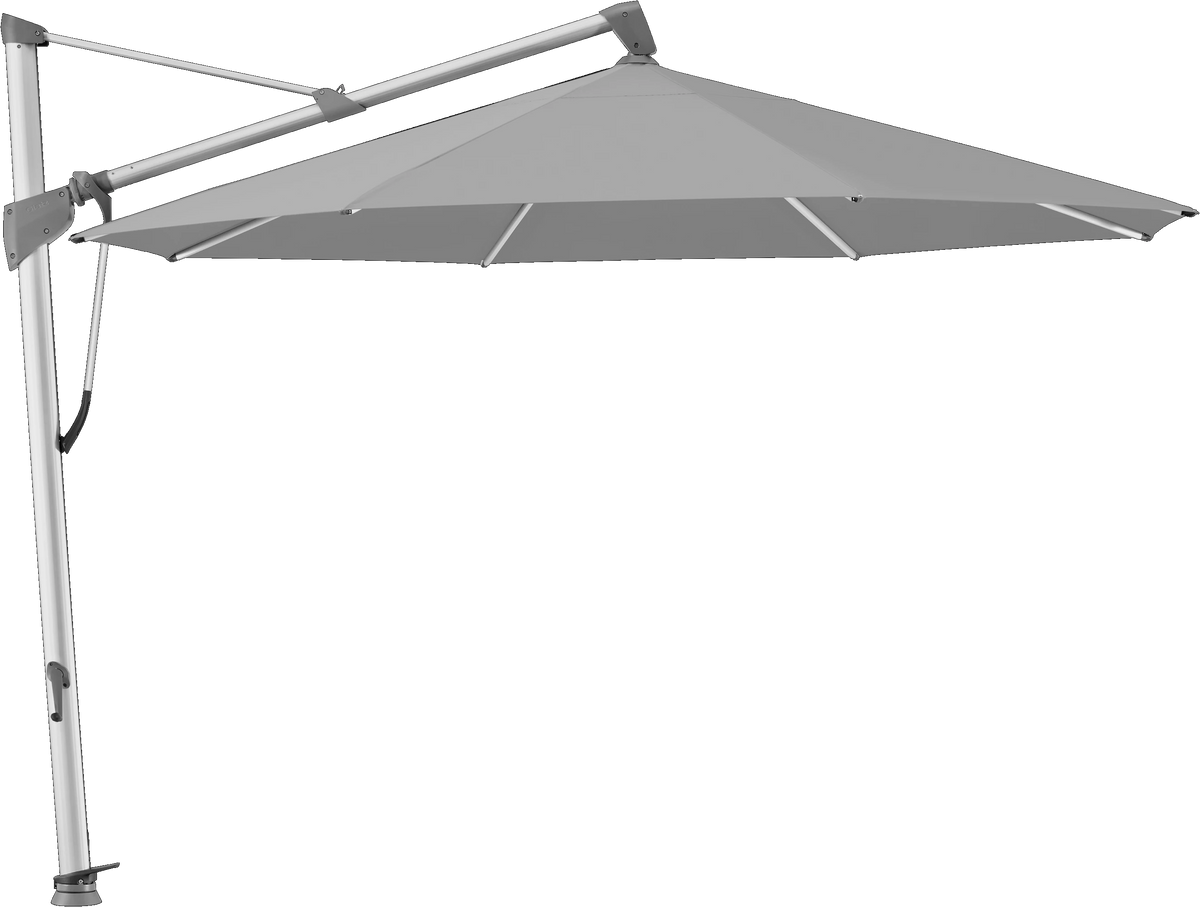 Glatz Parasol SOMBRANO® S+ rond 509 Slate Alu naturel eloxé