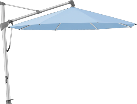 Glatz Parasol SOMBRANO® S+ rond 515 Cloud Alu naturel eloxé