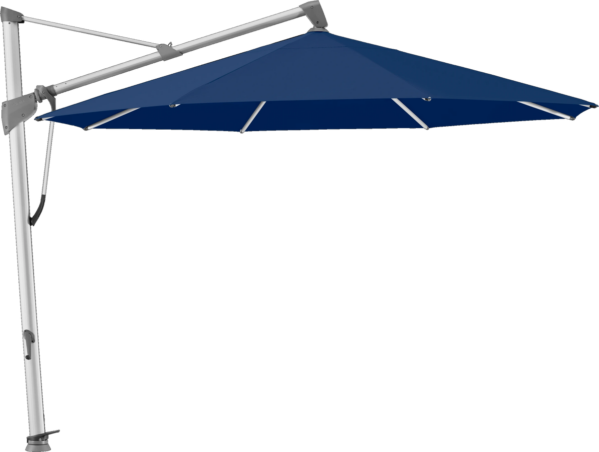 Glatz Parasol SOMBRANO® S+ rond 530 Atlantic Alu naturel eloxé