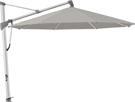 Glatz Parasol SOMBRANO® S+ rond 558 Steel Alu naturel eloxé