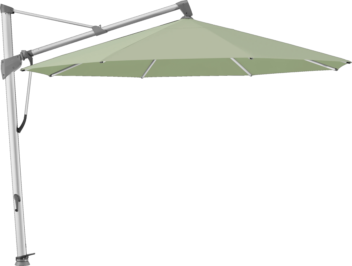 Glatz Parasol SOMBRANO® S+ rond 579 Pistachio Alu naturel eloxé