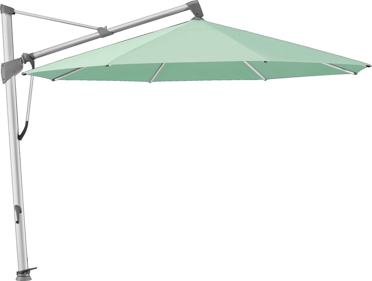 Glatz Parasol SOMBRANO® S+ rond 581 Jade Alu naturel eloxé
