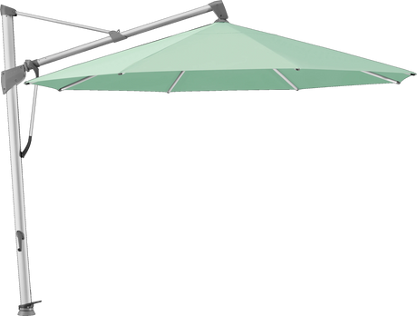 Glatz Parasol SOMBRANO® S+ rond 581 Jade Alu naturel eloxé