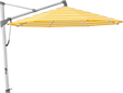 Glatz Parasol SOMBRANO® S+ rond 624 Yellow Stripe Alu naturel eloxé