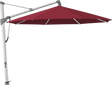 Glatz Parasol SOMBRANO® S+ rond 645 Burgundy Alu naturel eloxé