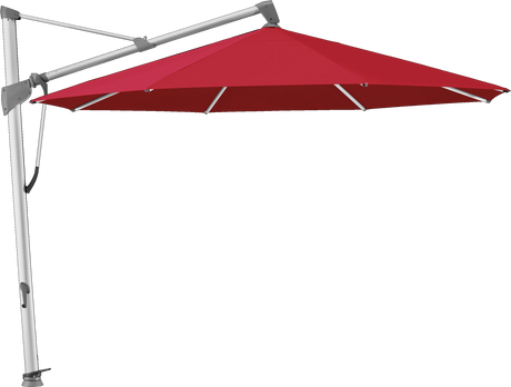 Glatz Parasol SOMBRANO® S+ rond 646 Rubino Alu naturel eloxé