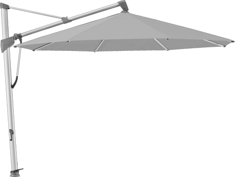 Glatz Parasol SOMBRANO® S+ rond 652 Silver Alu naturel eloxé