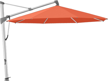 Glatz Parasol SOMBRANO® S+ rond 660 Papaya Alu naturel eloxé