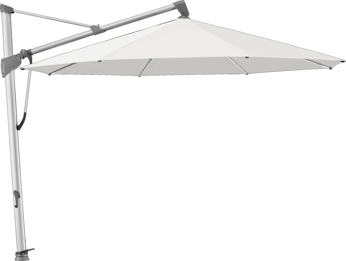 Glatz Parasol SOMBRANO® S+ rond 665 Chrome Alu naturel eloxé