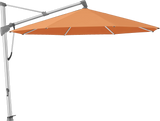 Glatz Parasol SOMBRANO® S+ rond 802 Sienna Alu naturel eloxé