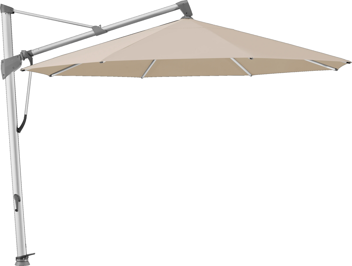 Glatz Parasol SOMBRANO® S+ rond 803 Linen Alu naturel eloxé