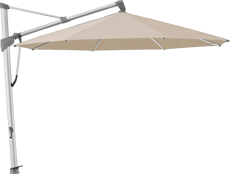 Glatz Parasol SOMBRANO® S+ rond 803 Linen Alu naturel eloxé